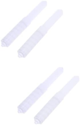 White Plastic Toilet Paper Holder Roller
