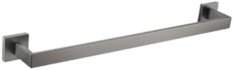 Stainless Steel Towel Bar Brushed Grey Durable and Modern