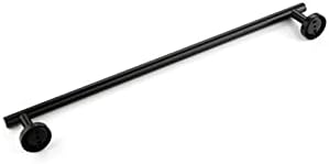 Sturdy Chrome Comfort Towel Bar for Bathroom Black Gold