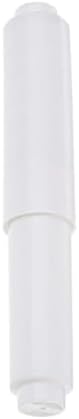 White Toilet Paper Holder Space-Saving Durable Spring roller for Bathroom Essential