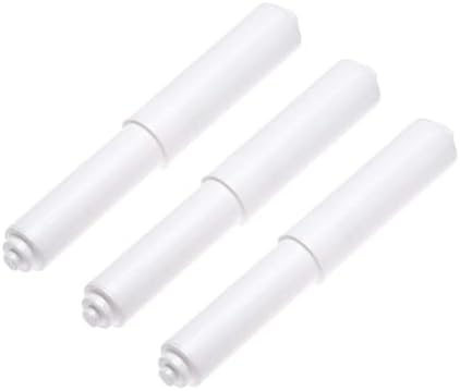 3-Piece Toilet Paper Holder Spring Replacement White