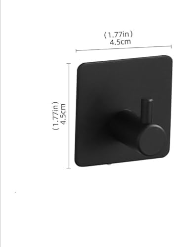 Sturdy Black Stainless Steel Bathroom Hardware Set