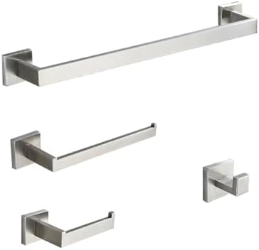 40cm Stainless Steel Towel Bar Kit Polished Nickel