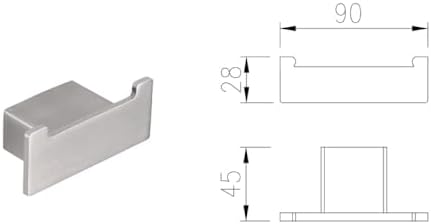 4 Stainless Steel Tissue Paper Holder