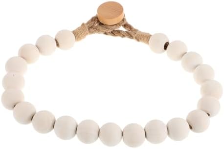 Festive Rope Wooden Bead Toilet Paper Holder