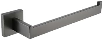 Stylish Towel Bar Brushed Grey Steel Towel Holder