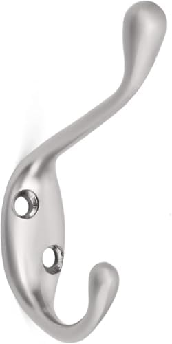 HOMOTEK 5-Pack Dual Coat Hook Set