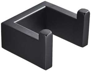 Premium Black Robe Hook Towel Rail Durable Reliable