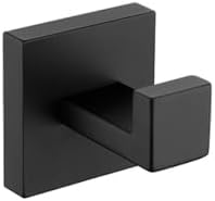 Sturdy Black Bath Set - Brushed Gold Towel Rail Bar Shelf