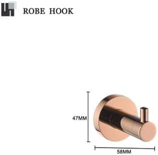 Premium 304 Stainless Steel Golden Polishing Finish Easy to Install Bathroom Towel Rack