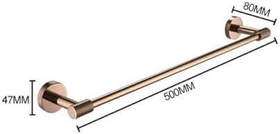 Rose Gold Wall-Mounted Towel Holder Set