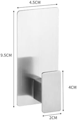 Stainless Steel Silver Bath Towel Bar Hook Set