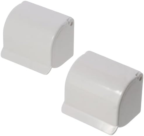 2 Pcs White Reusable Bathroom Kitchen Shower Razor Holder Storage Hook