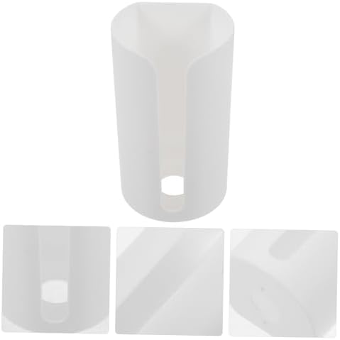 CoolHiya Wall-Mounted Tissue Trash Dispenser Durable Bathroom Organizer White