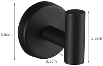 IsolaY Wall-Mount MATTE BLACK Bathroom Hardware Set