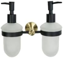Luxury Gold Black Towel Ring - Durable Modern Bathroom Accessories