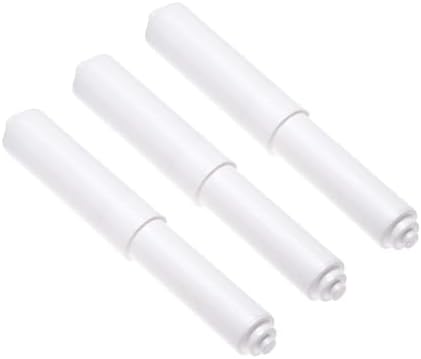 3-Piece Toilet Paper Holder Spring Replacement White