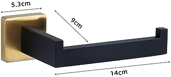 Sturdy Black Gold Bathroom Towel Bar
