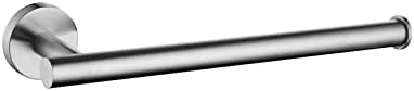 Bathroom Towel Holder Kit Chrome Steel Rust-Resistant
