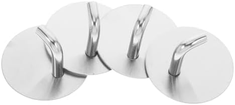 Sturdy Stainless Steel Bathroom Towel Coat Hook Set 4-Piece