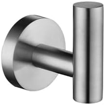IsolaY Brushed Gold Stainless Steel Towel Holder for Bathroom Wall Mount