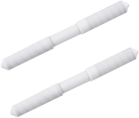 White Toilet Paper Holder Replacement Rod - 2-Pack