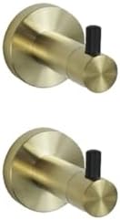 Luxury Gold Black Towel Ring Bath Accessories Set