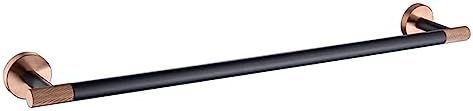 Stainless Steel 4-PC Rose Gold Black Bath Towel Rack
