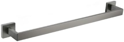 Luxury Stainless Steel Towel Hook Robe Bar Brushed Grey 60cm