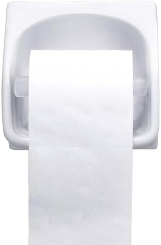 Dogxiong 2-Pack White Toilet Paper Holder Replacement Rod for Bathroom