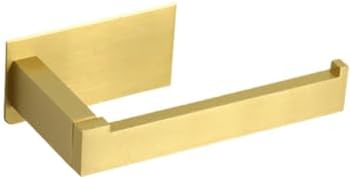 IsolaY Punched Brushed Gold Towel Rail Paper Holder Stainless Steel Bath Hardware