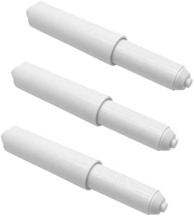 3-Piece Spring-Loaded Toilet Paper Holder Roll