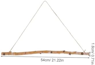 Rustic Wooden Wall Hooks for Farmhouse Decor