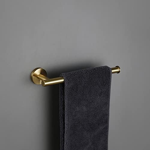Bathroom Towel Holder Gold Round WallMounted Holder