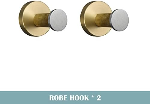 Sturdy Gold Towel Hook
