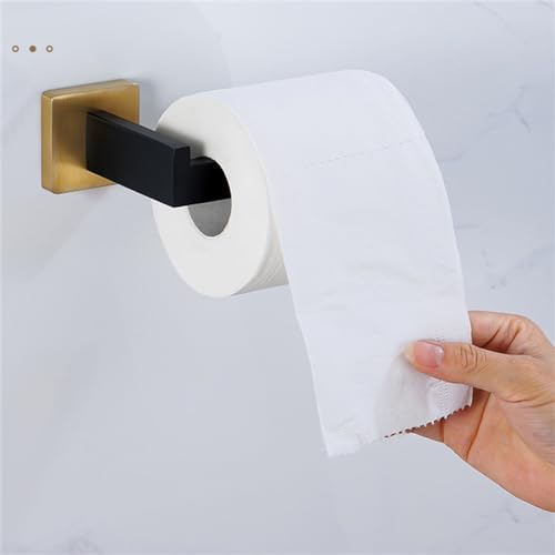 Sturdy Black Gold Bathroom Towel Bar
