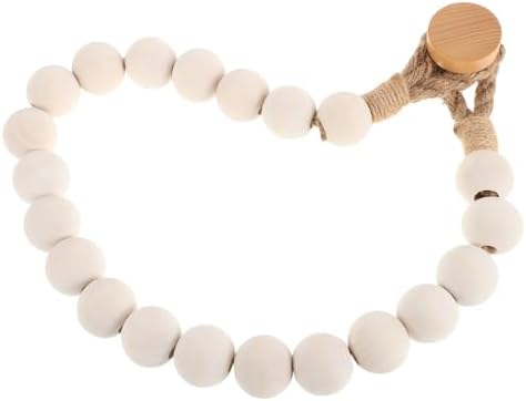Rope Wood Bead Holder for Toilets More