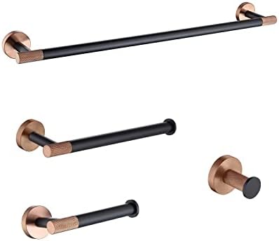 Sturdy Rose Gold Bathroom Hardware Set