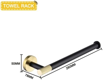 Stainless Steel Bathroom Towel Bar Set 10 Pieces Wall-Mounted for Bathrooms
