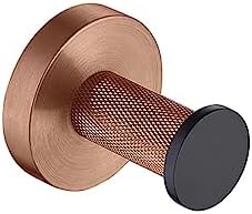 Stainless Steel 4-PC Rose Gold Black Bath Towel Rack