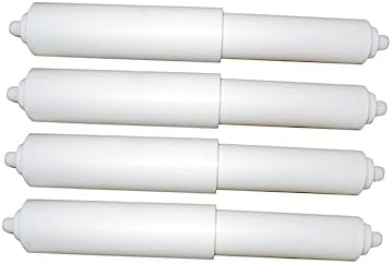 4-Pack White Toilet Paper Holder Set