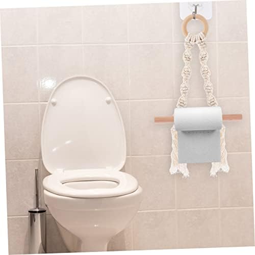 Alipis Toilet Paper Holder Wall Hanging Rack for Cotton Towels More