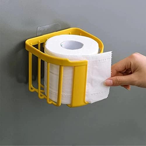 Essential Kitchen Organizer - Punch-Free Toilet Paper Shelf - Bathroom Kitchen Use - Red