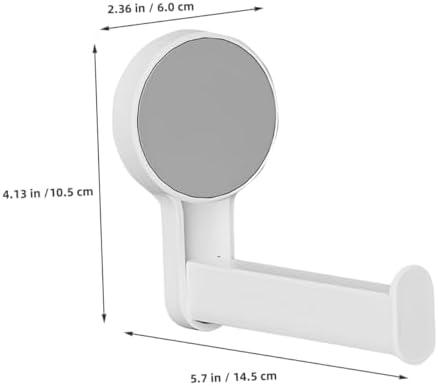 Wall-Mount Toilet Paper Holder Towel Rack for Bathroom Storage