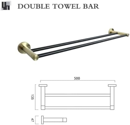 Luxury Gold Black Towel Ring