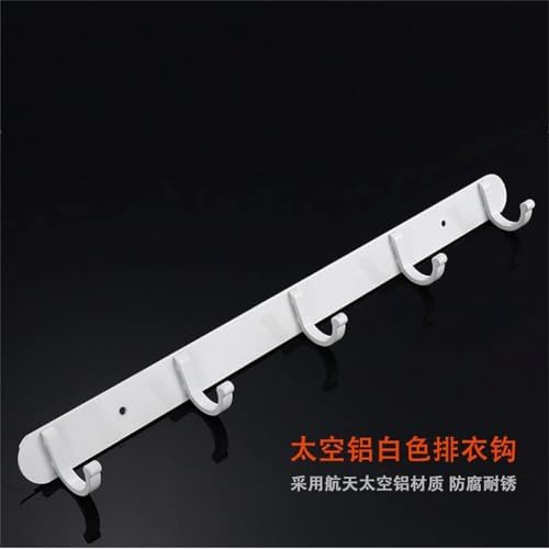 Durable Zinc Alloy Robe Hook Wall-Mounted Towel Holder Black