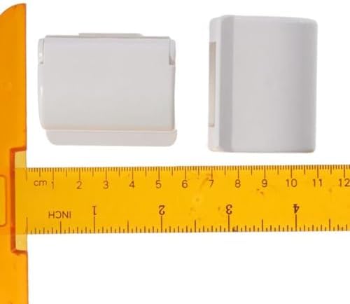 2 Pcs White Reusable Bathroom Kitchen Shower Razor Holder Storage Hook