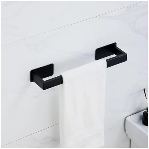 304 Stainless Steel Towel Bar Set 3-Piece Black