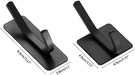 Towel Hooks 304 Stainless Steel Double Wall Hanger Gym