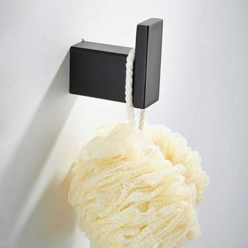 IsolaY Matte Black Paper Holder Durable Towel Rail for Home Use